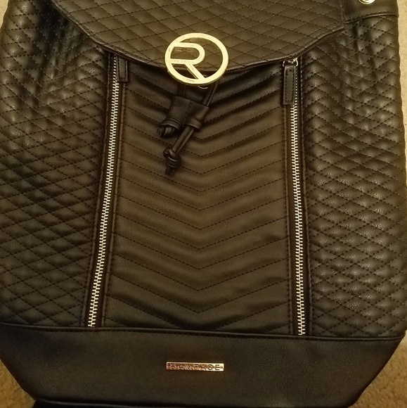 NWOT Rampage Quilted Drawstring Backpack - Picture 3 of 8